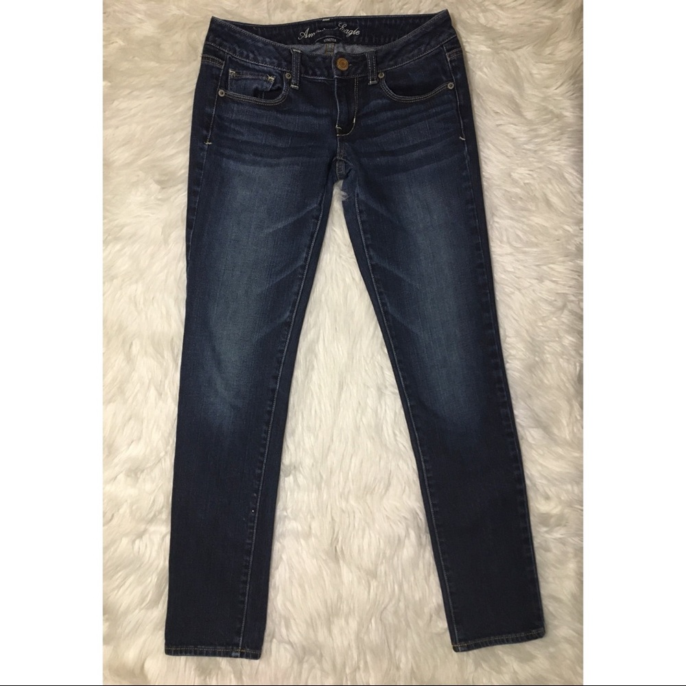 AE skinny low rise jeans size 2